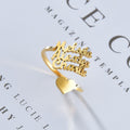Beautiful Personalized Name Ring w/ Heart