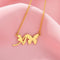letter a initial necklace