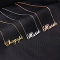 personalised necklaces stainless steel