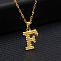 alphabet necklace f 