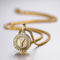 initial y gold box link chain necklace