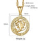 cancer zodiac star sign necklace gold