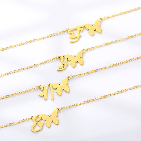 letter necklaces initial